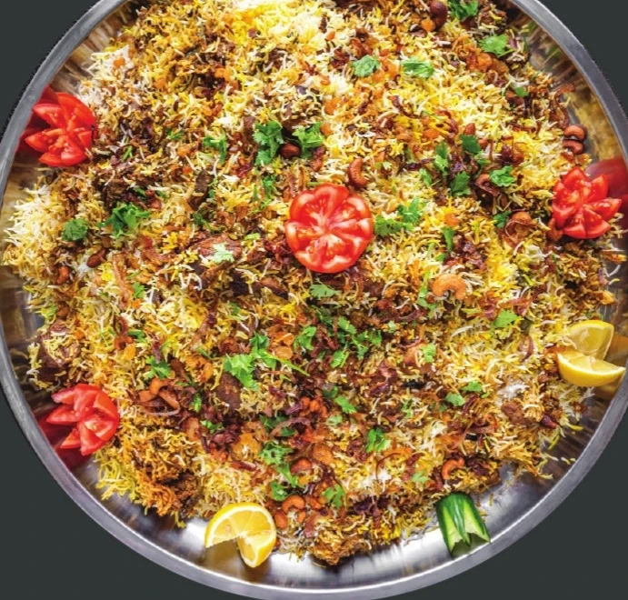 صينية برياني حيدربادي لحم (12 شخص)